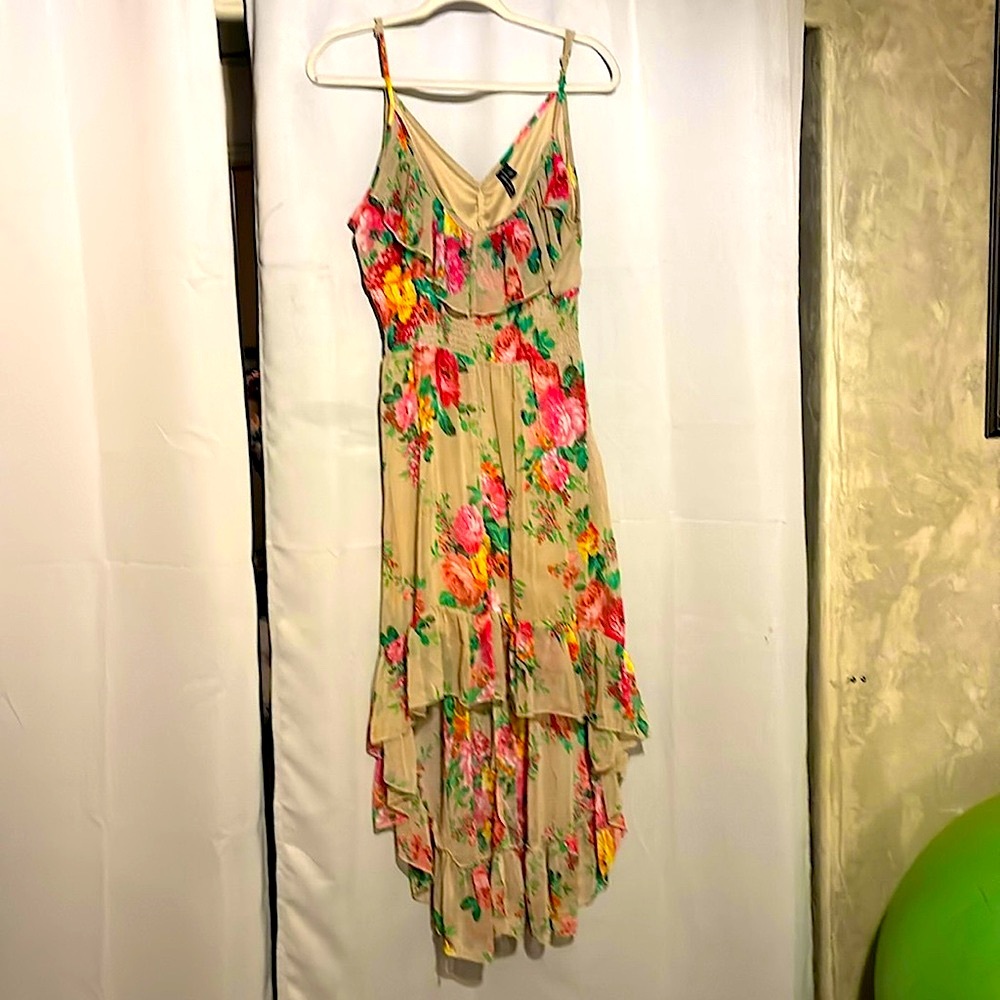 Love * Haight summer special occasion dress short in front sheer drop in back